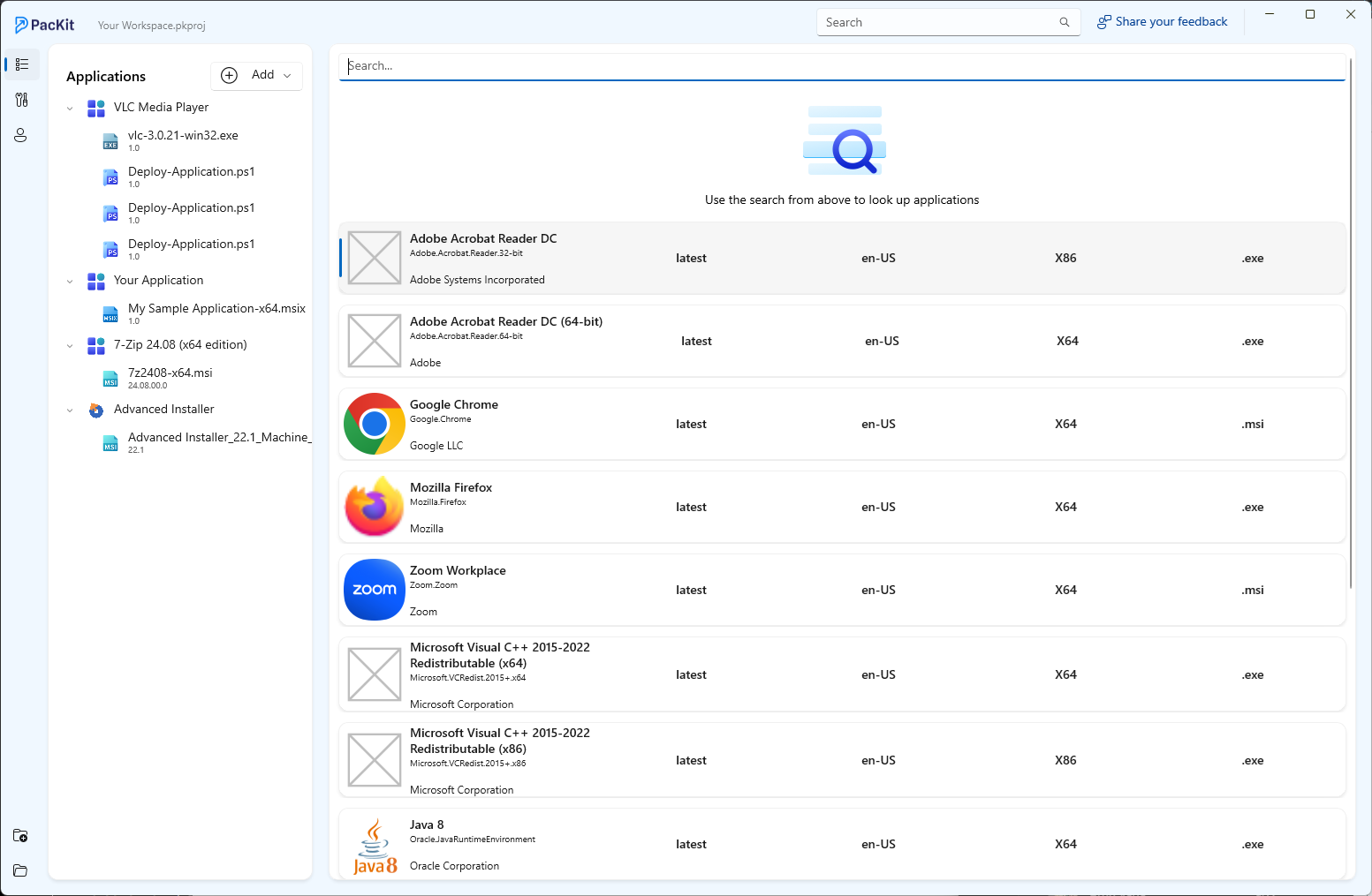 PacKit WinGet Application Catalog