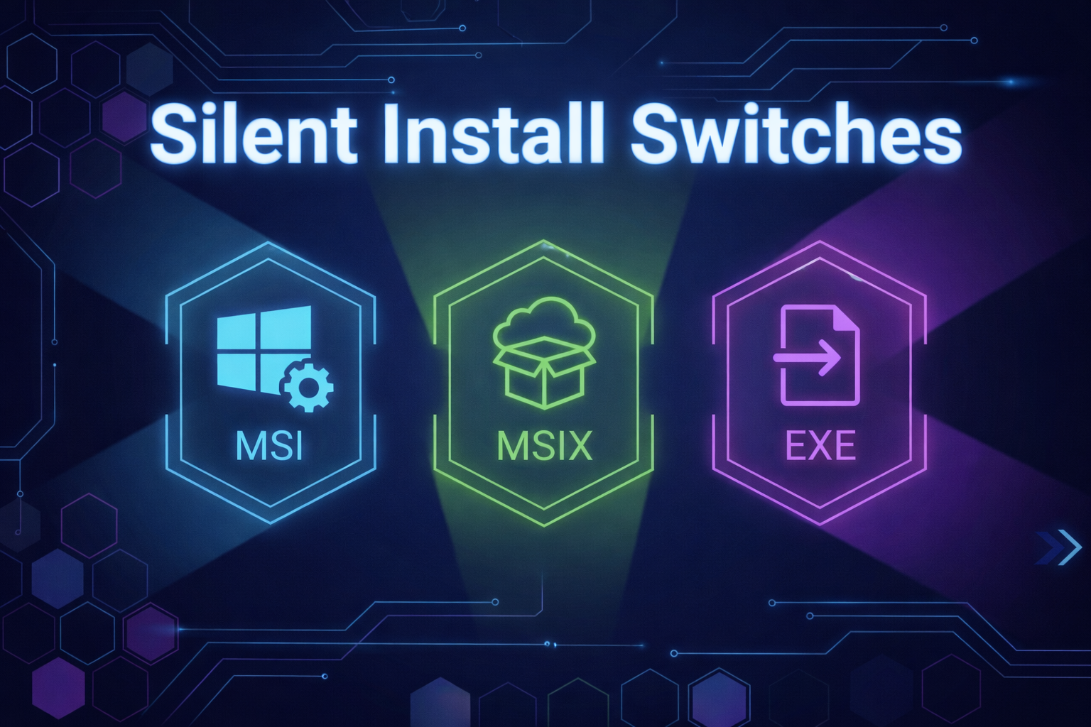 Master Silent Install Switches for EXE Packages