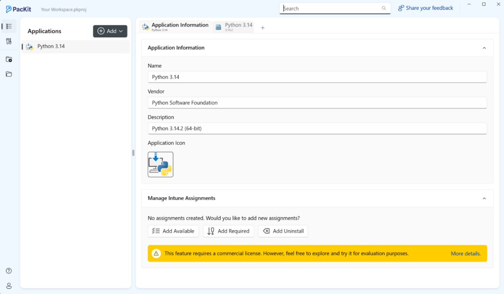 Python 3.14 version application information