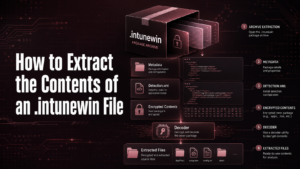 How to Extract the Contents of an .intunewin File