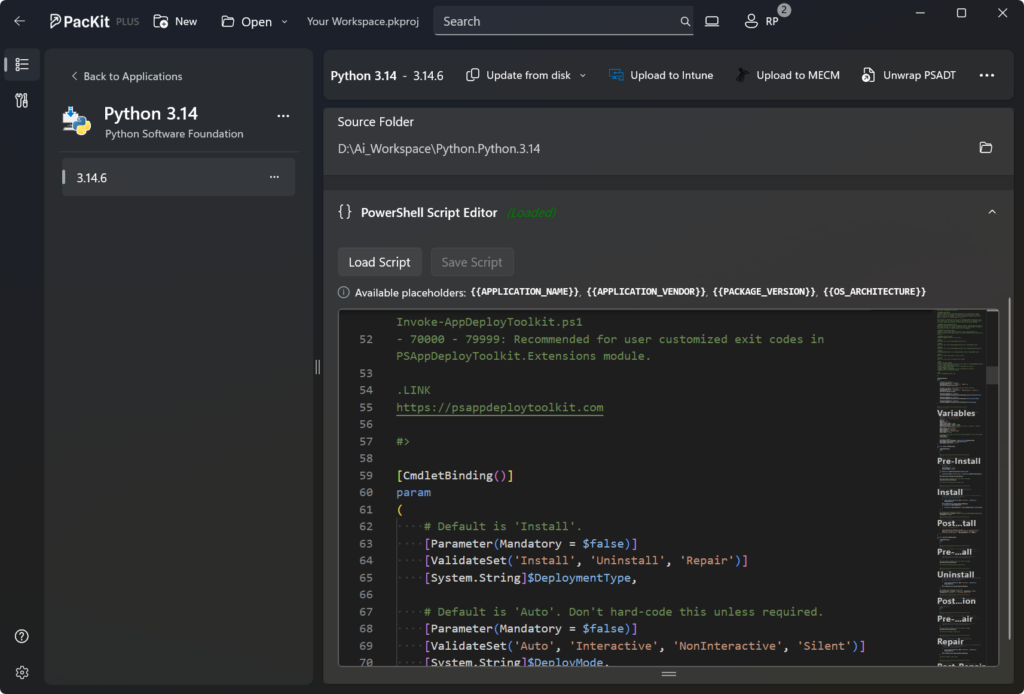 PowerShell Script Editor